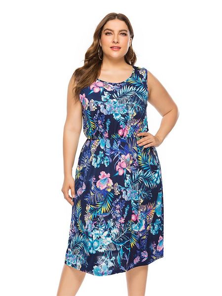 

plus size dresses 4xl 5xl 6xl elegant midi party dress red blue street fashion loose women's clothing 2022plus, Black