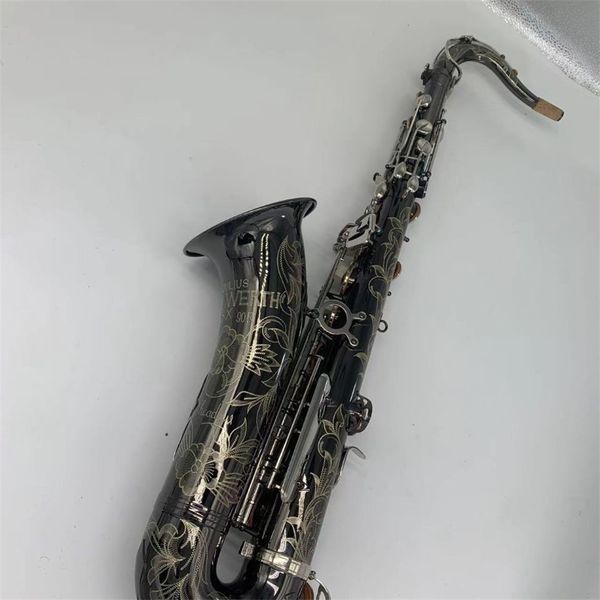 

real pictures sx90r tenor saxophone b flat brass nickel plated musical instruments sax with case mouthpiece