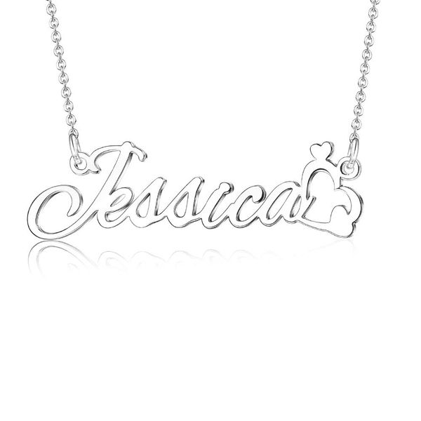 

pendant necklaces s925 sterling sier name necklace personalized custom namepl amxjx, Silver