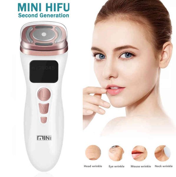 

nxy face care device new mini hifu machine ultrasound rf fadiofrecuencia ems microcurrent lift firm tightening skin wrinkle product 0530