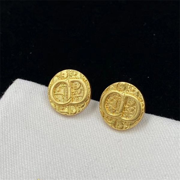 

20% off 2022 new jewelry di home gold copper simple fashion natural personality style female earrings, Golden
