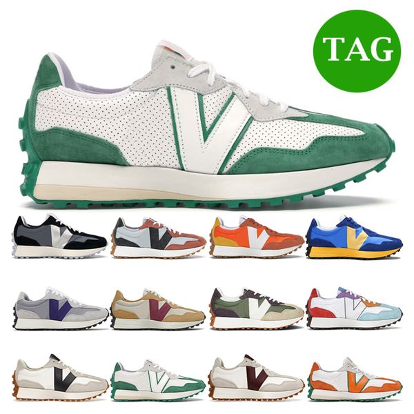 

designer luxurys 327 casual shoes for men womens leaf green black burgundy beige gum blue orange pride mens sports sneakers trainers 1zzw