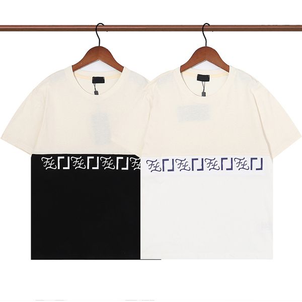 

men womens designers t shirt men women letter print casual tshirts short sleeve fashion mens tees, White;black
