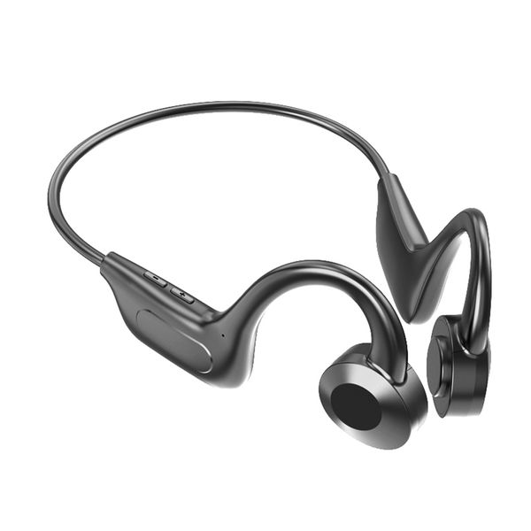 Fone de ouvido de condução óssea VG02 para corrida à prova d'água sem fio fone de ouvido Bluetooth com suporte para microfone TF cartão SD