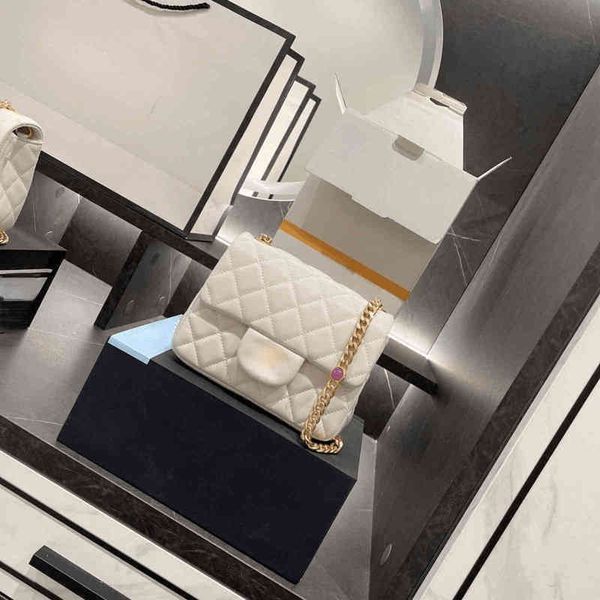 

women luxurys designers cc crossbody shoulder bags women handbag crossbody female white flag fashion pure color gem 1104 zhouzhoubao123