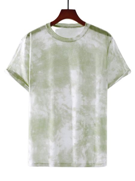 

men tie dye tee u6c2#, White;black