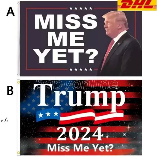 

miss me yet trump flag vivid color resistant double stitched decoration banner 90x150cm trump flags sxa13