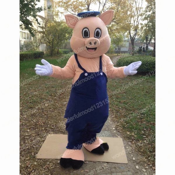 Leistung Schwein Maskottchen Kostüme Karneval Hallowen Geschenke Unisex Erwachsene Fancy Party Spiele Outfit Urlaub Feier Cartoon Charakter Outfits