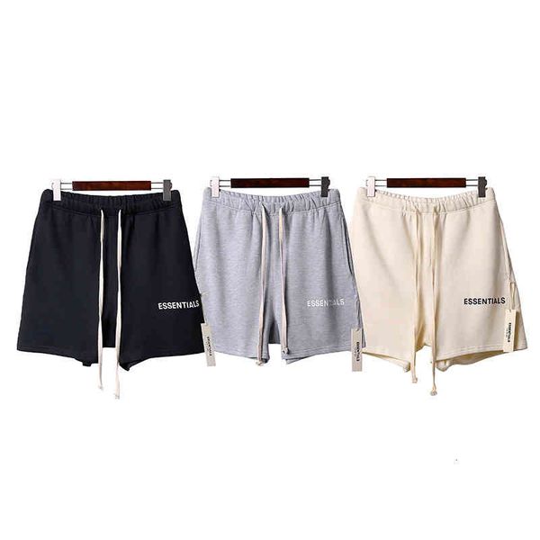 

men's pants fog vice thread thin velvet large classic basic series casual capris solid shorts fjtz, Black