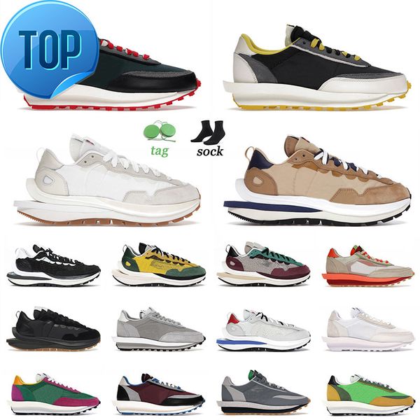 

luxury boots 2022 arrival og blazer x ldv waffle running shoes for men women vaporwaffle bright citron, Black
