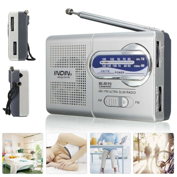 

r119 radio outdoor portable 3v multi-function am/fm antenna telescopic receiver for old people