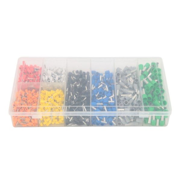 

1200pcs per box pre-insulated ferrule crimp tube terminal wire connector