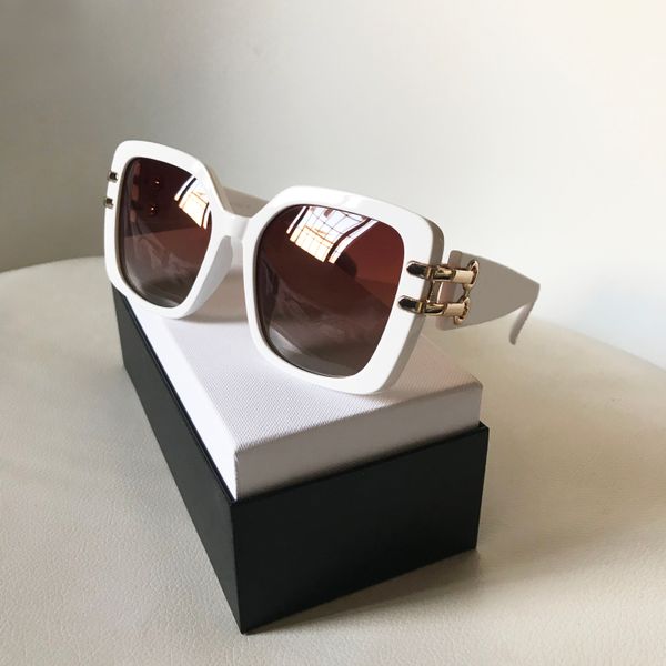 

designer sunglasses womens mans sunglasses woman mirror light brown radiation protection round frame all-match polarized sunshade adumbral e, White;black