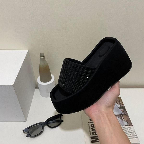 

france designer slipper luxury women sandals brand slides woman slide flip flop casual shoes sneakers by bagshoe1978 w150 04, Black