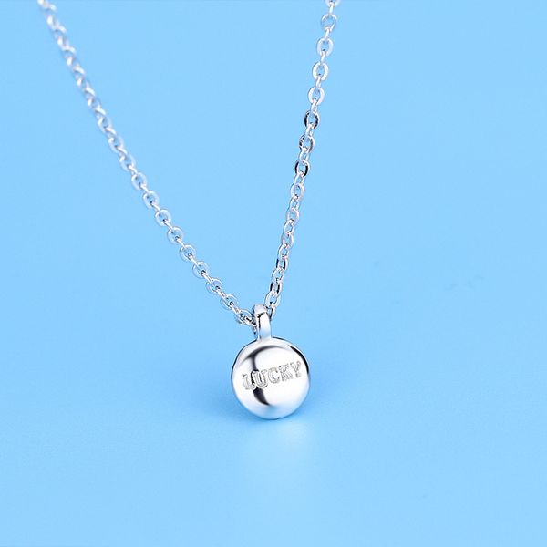 

necklace female collarbone chain simple and versatile student pendant, Silver
