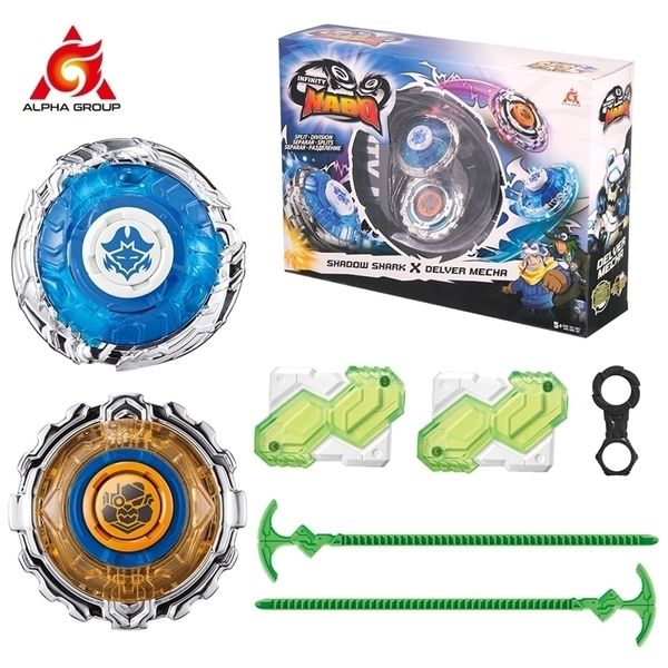 Infinity Nado 3 Split Series Gyro Battle Set Combinable или Splitable 2 режима Swinning Top Bayblade Anime Kids Toys Gift 220720