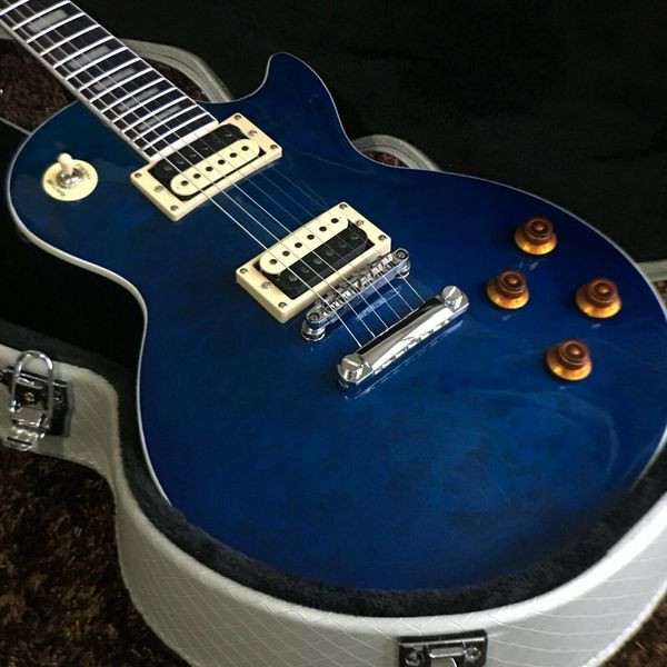 

guitars factory customized electric guitar deep blue fast delivery