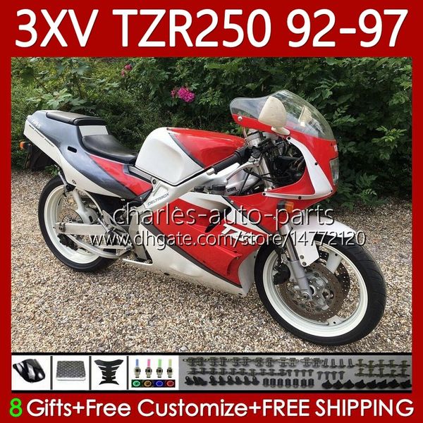 Body Kit für Yamaha TZR250-R TZR250RR GLOSSY Red YPVS 3xv TZR250R 92-97 117no.142 TZR 250 TZR250 R RR RR 1992 1993 1994 1995 1996 1997 TZR-250 92 93 95 96 96 97 OEM-Fairing OEM Fairing