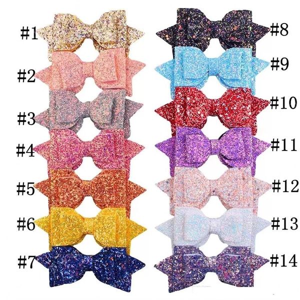 Lantejoulas cure fitclips garotas grandes glitter cabelo barrete bebê bebê cabelo bonito kids hairpin acessórios festa vintage novo