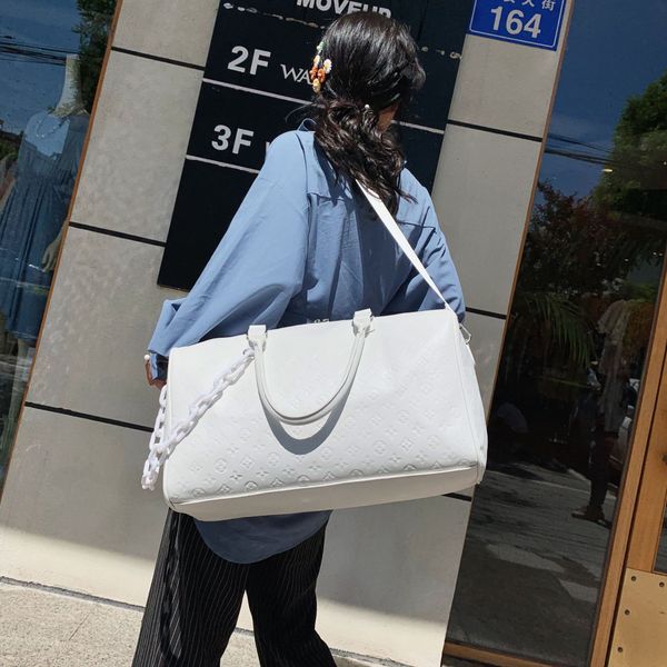 

large big capacity women men sports bag pu leather fashion luxury girls gym fitness bags travel handbag backpack mk001