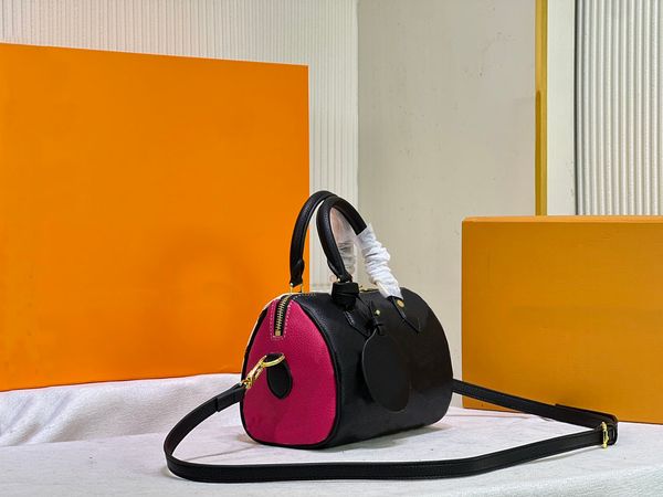 

luxury designer handbag shopping bag 5a speedys totes fashion brand red black white patchwork print micro travel bag wallet m46088