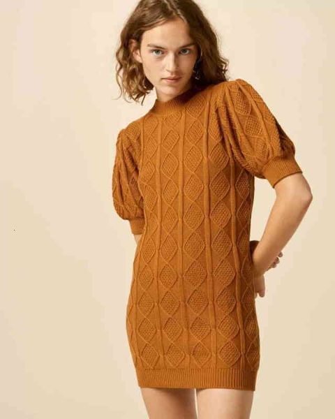 

casual dresses se family of legal system in early spring lingge bubble sleeve knitted back button dress women's knitted, Black;gray