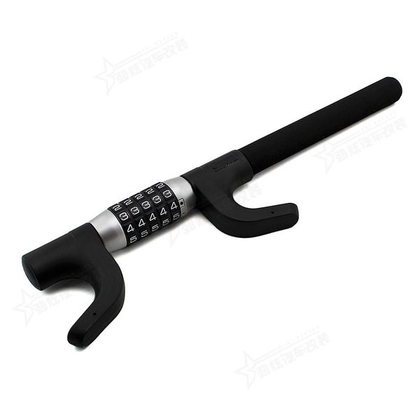 

car u-shaped steering wheel combination lock adjustable retractable self-defense