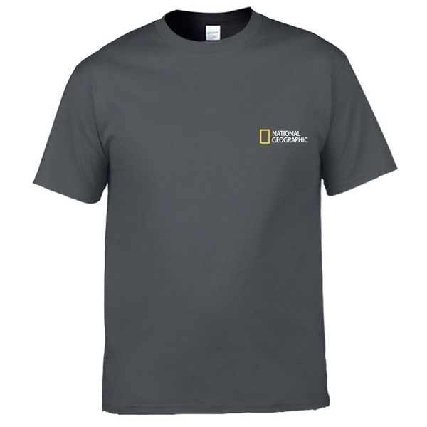 

national geographic magazine mens 100% cotton tshirt for harajuku style color small print peripheral men clothes 220606, White;black