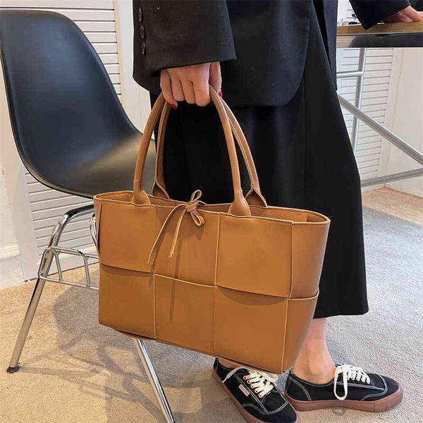 

2022 new style mother and son bag large capacity women's fashion solid color korean fashion shoulder bag portable tote