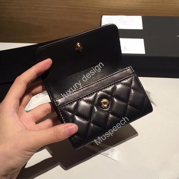 

fashion clutch genuine leather wallet with box dust bag women men purse credit id card holder purse coin purses wholesale 11cm a-20018, Red;black
