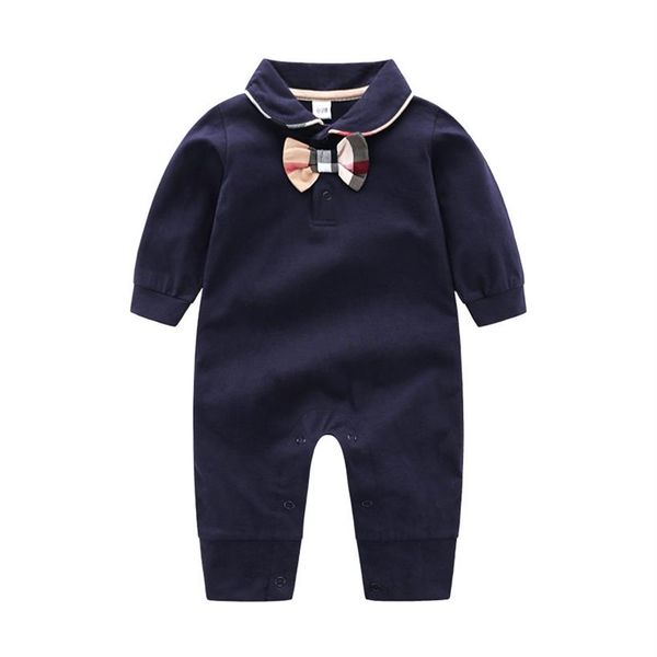 

retail winter new baby rompers long sleeves soft cotton newborn baby clothing fashion baby pajamas infant clothes218e, Blue