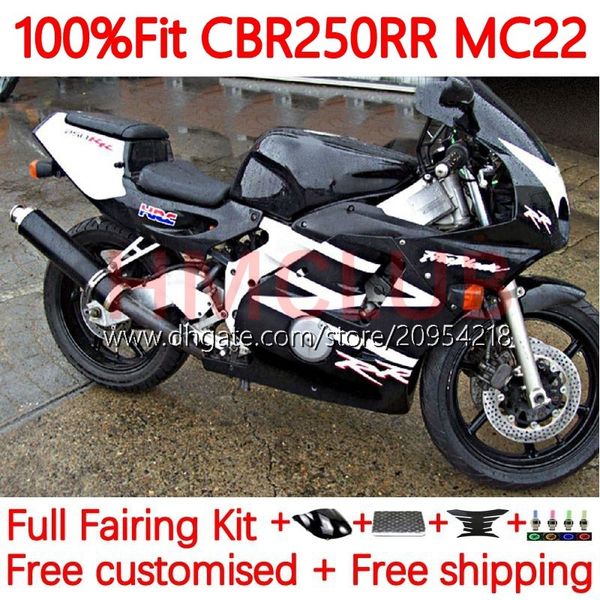 Einspritzkörper für HONDA CBR 250RR 250 RR CC CBR250RR 90 91 92 93 94 95 96 97 98 99 128No.88 250CC MC22 CBR250 RR 1990 1991 1992 1995 1996 1997 1998 1999 Verkleidung silber schwarz