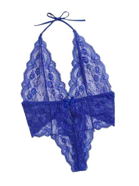 

plus floral lace plunging teddy bodysuit y7om#, Black;white