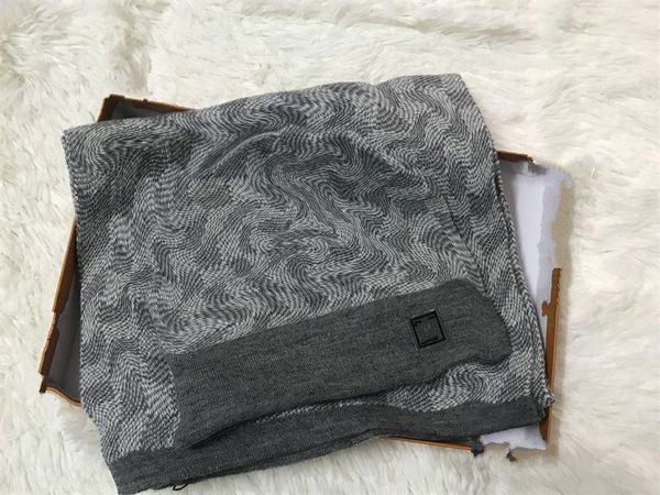 

hat scarf classic letter knitted beanie caps for women's autumn simplicity winter warm thick wool embroidery cold fashion street ladies, Blue;gray