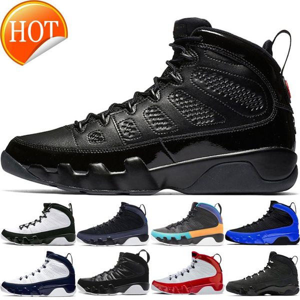 

9 9s shoes for mens basketball shoes bred og space jam racer blue dream it do itman black blue sports sneakers