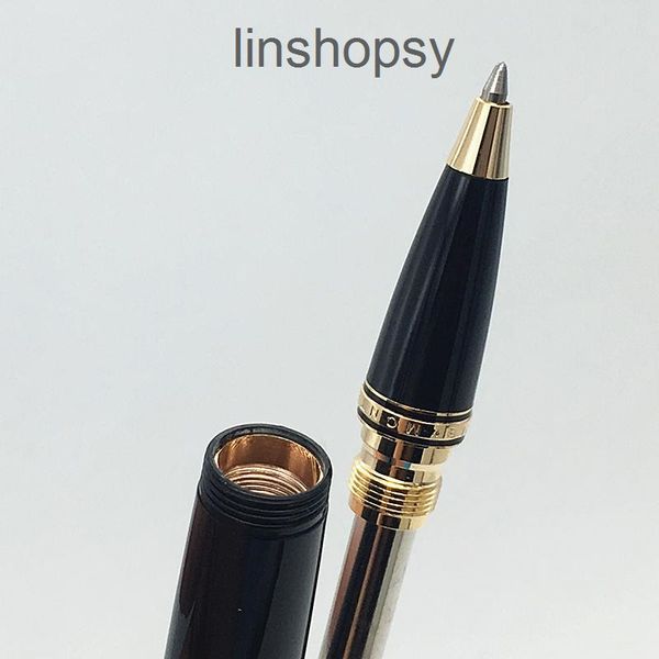 

yamalang luxury pens black roller ball pen gold clip with random color drill school office supplies-pens for writing k8e9, Blue;orange