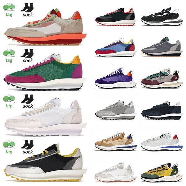 

shoes original running sports for mens women sacais waffle clot kiss of death net orange blazer vaporwaffle sneakers trainers pure platinum