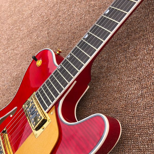 

electric guitar,jazz hollow body,rosewood fingerboard,gold hardware