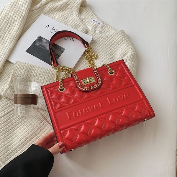 

female autumn new textured version high-capacity chain messenger tote 8jjl clearance outlet sale