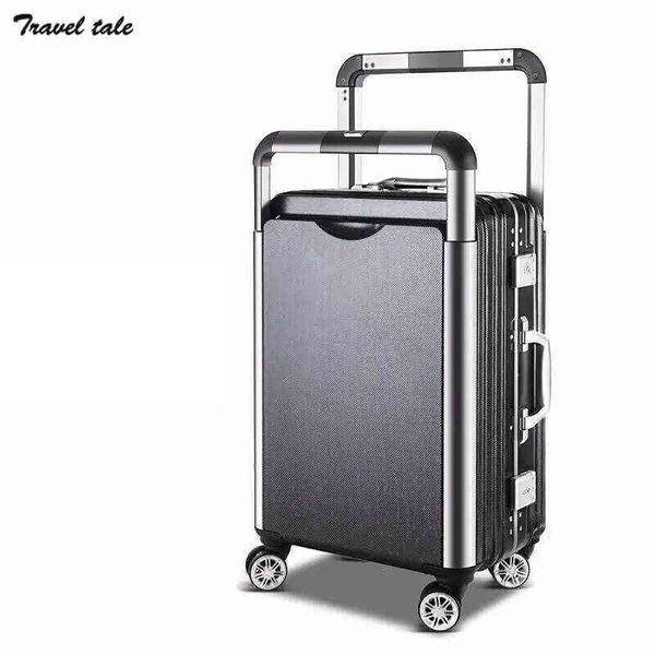 Travel Tale Inch Women Women Retro Spinner Rolling Bagage Lower