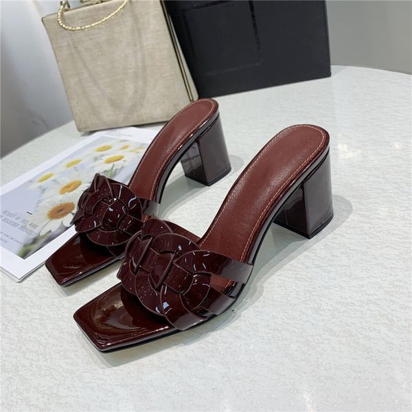 

womens sandals high heels rubber sandals platform slippers stiletto flats summer embossed flip-flops size 35-41 6.5cm designershoes88, Black