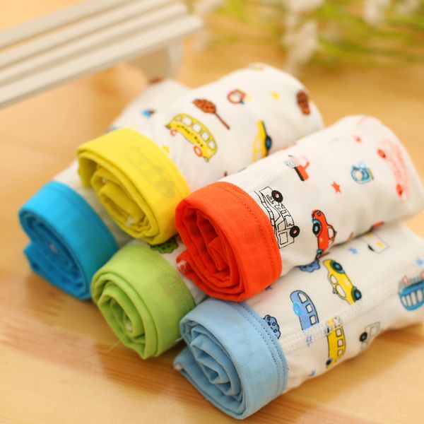 

3 pcs random colors soft breathable kids underwear wholesale boy underpants boxer for children 2-8y, Camo