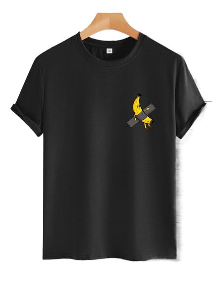

men cartoon graphic tee n9l7#, White;black