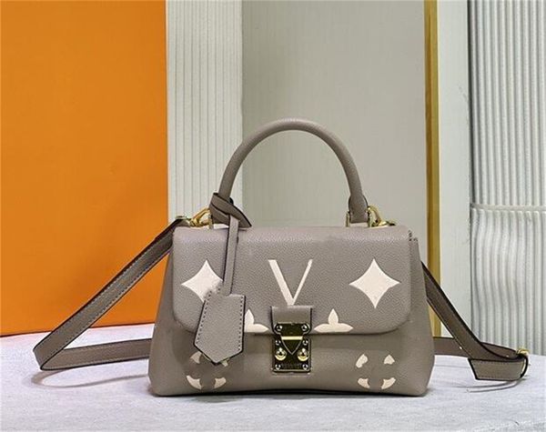 

fashion bag designer madeleine bb tote luxury handbags purses croisette bags women classic genuine leather shoulder crossbody satchels flip