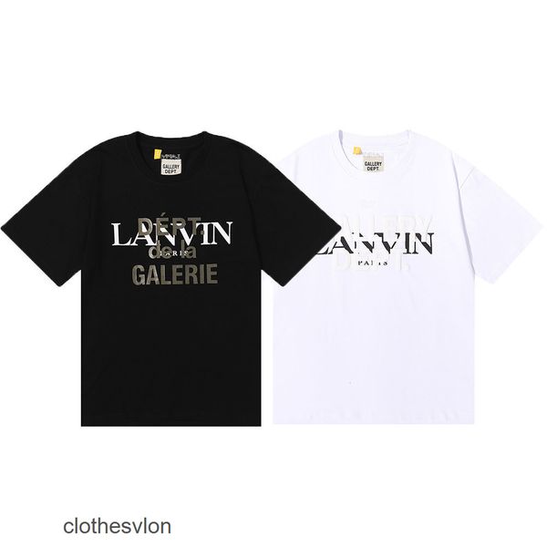 

designer t shirt gallerysdept tshirt same cotton short sleeve t-shirt for boys girls, White;black
