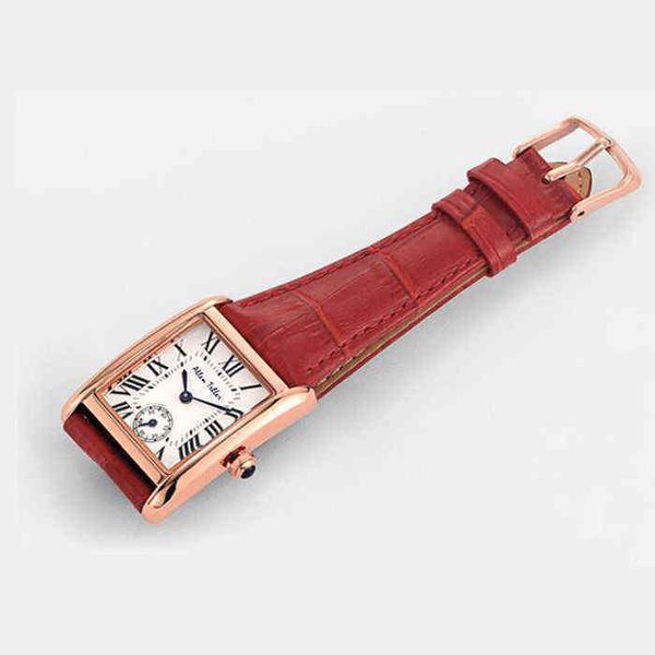

luxury formal watch santos classic wrist watches tank watch mechanical new authentic real leather belt waterproof quartz watchj6gu, Slivery;golden