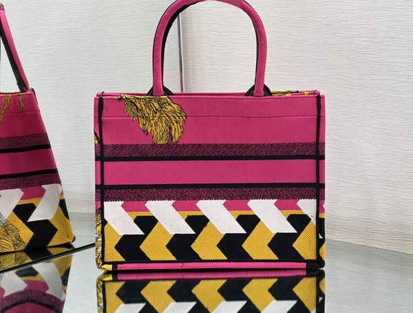 

designer bags book tote embroidery shoulder bag luxury handbags tiger flowers
