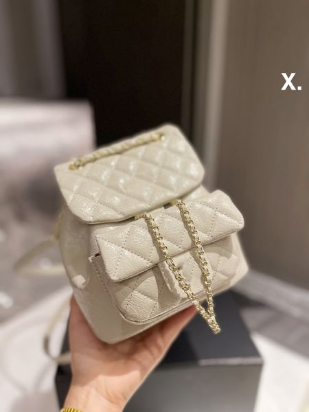 

women's designers shoulder bag luxury tote purse handbag message bags cluth classic genuine leather crossbody backpack lambskin 18cm or