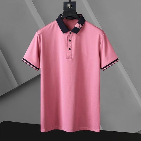 

men's t-shirts mens designer t shirts clothes turnn-down collar polo shirt breathable fashion embroidery slim fit tshirt luxury summer, White;black
