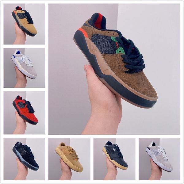 

suede leather mens basketball shoes luxury outdoor gym womans summit white varsity red ishod wair gum wheat casual basketball sneakers joggi